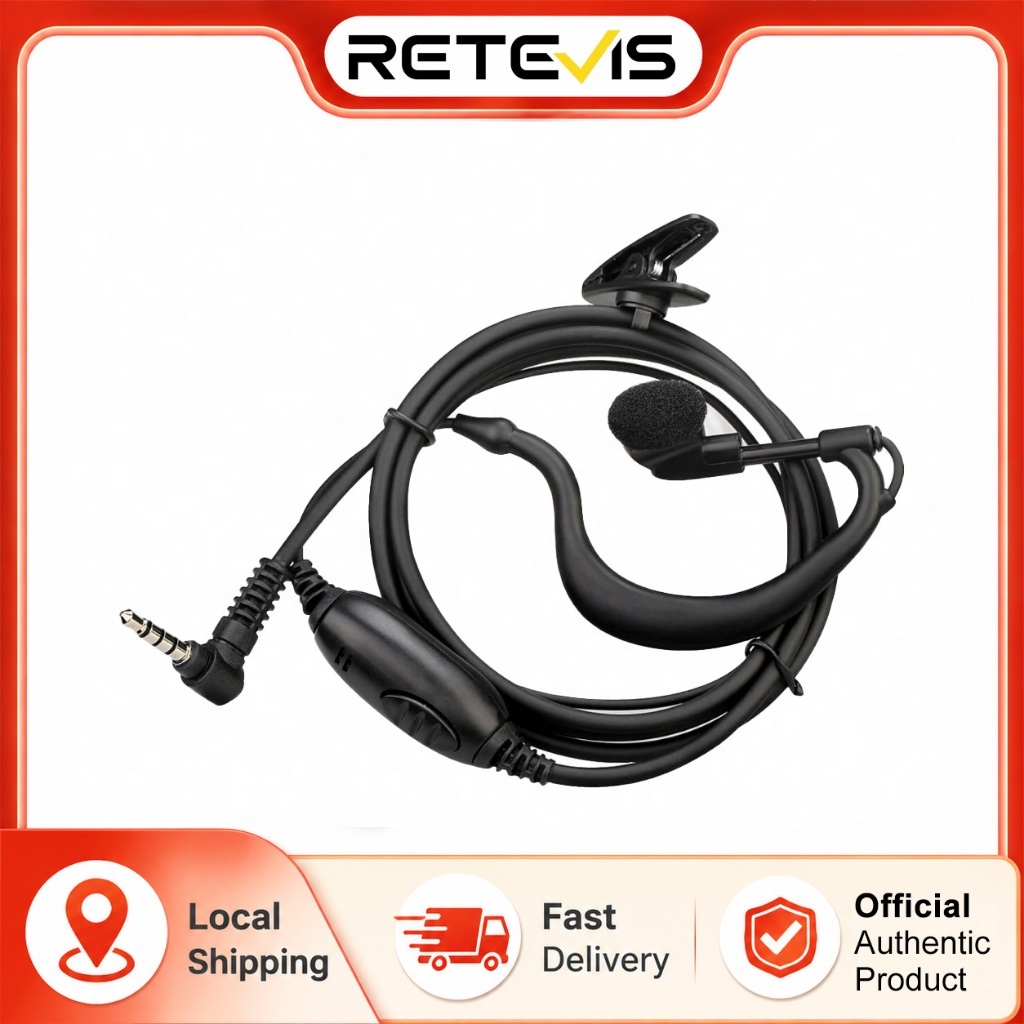 Retevis EA001Y EEY001 EEY002 ชุดหูฟังอะคูสติก แบบเข็มเดี่ยว สําหรับ Retevis RB18 RB19 RB619 RT22P RT