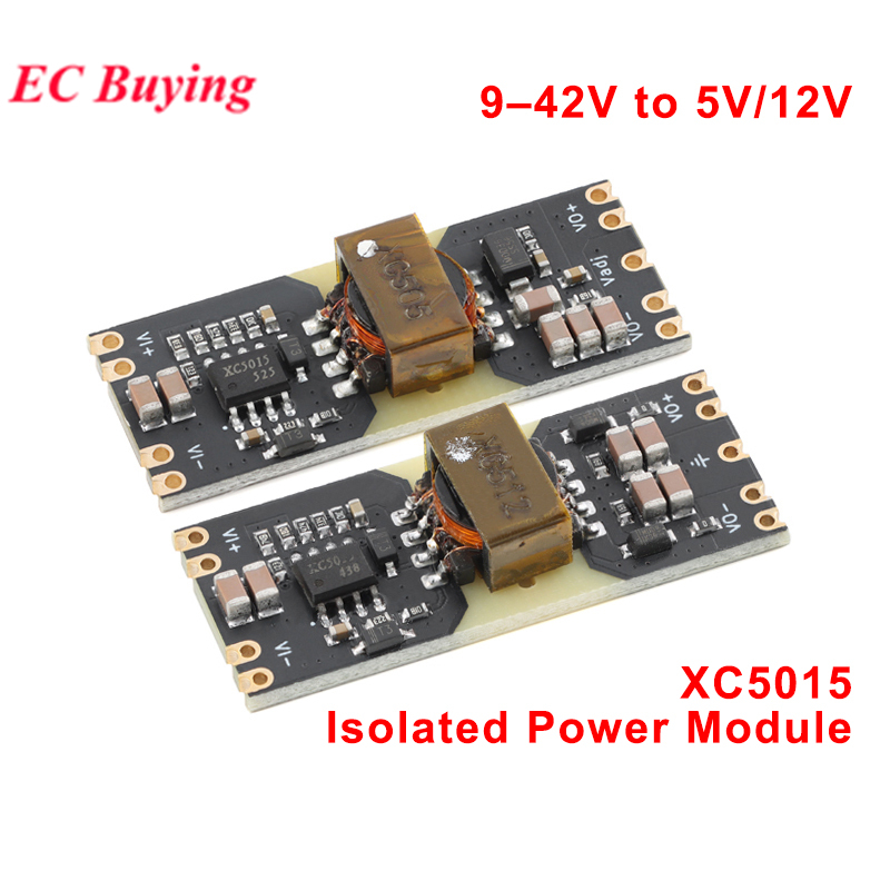 5 ชิ้น/1 ชิ้น XC5015 แยก DC-DC โมดูลแรงดันไฟฟ้ากว้าง 9-42V อินพุต 5V 12V เอาต์พุตสํารอง LDO