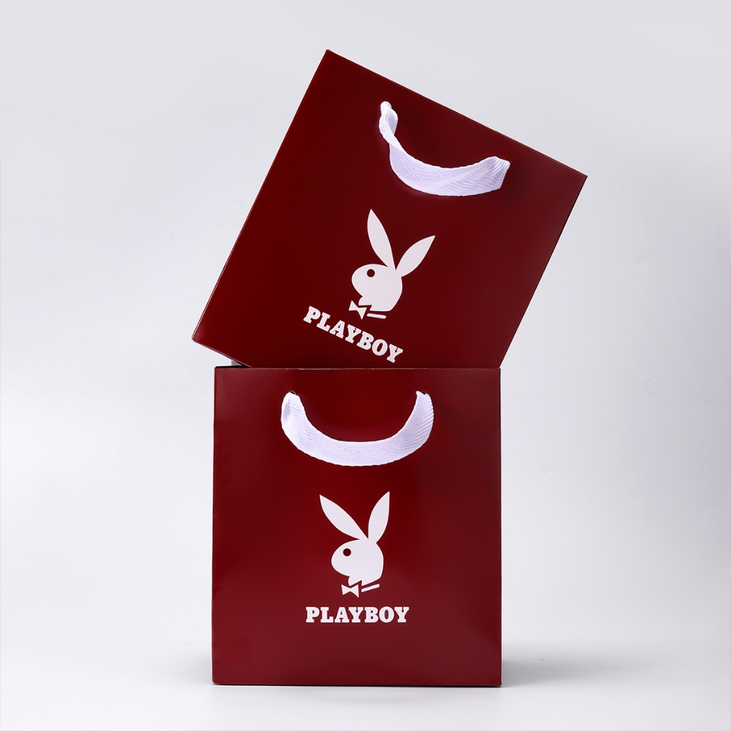 PLAYBOY حقيبة يد — نبيذي — صورة 3