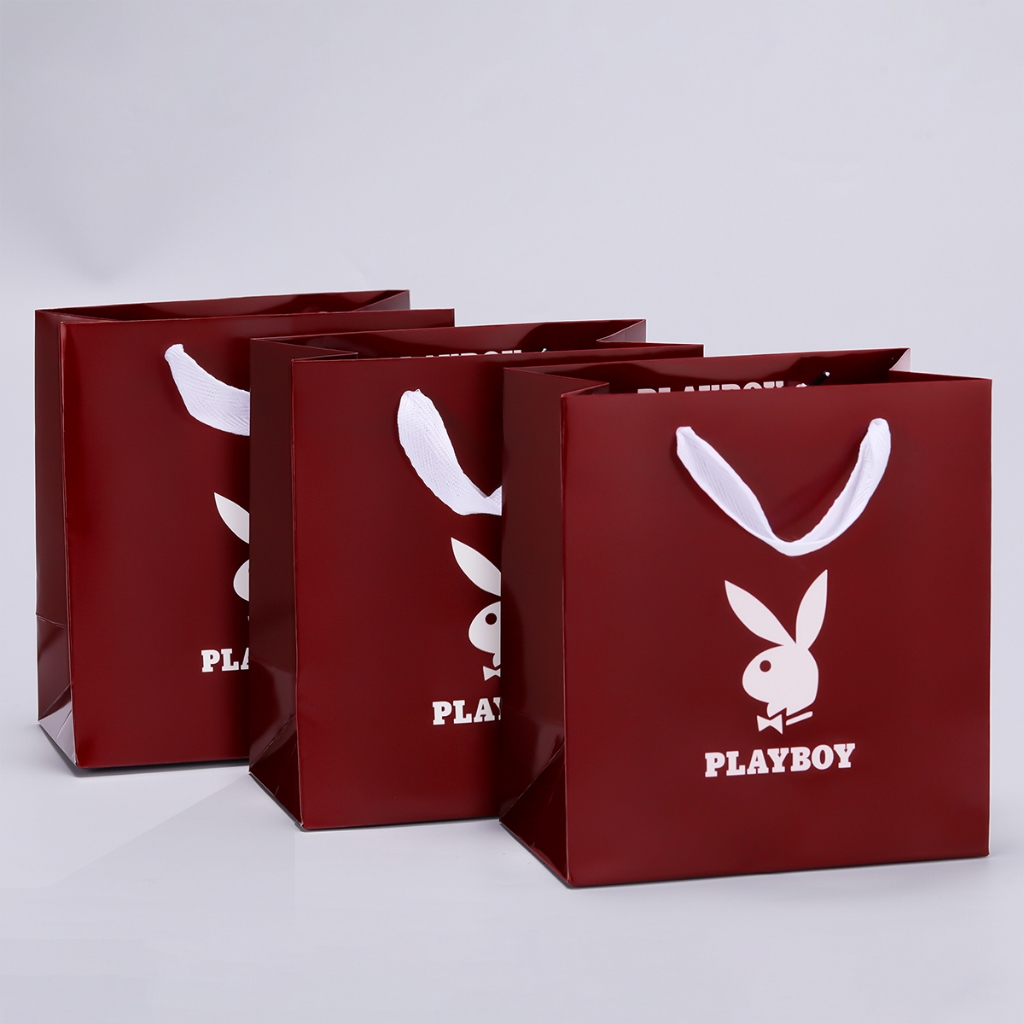 PLAYBOY حقيبة يد — نبيذي — صورة 4