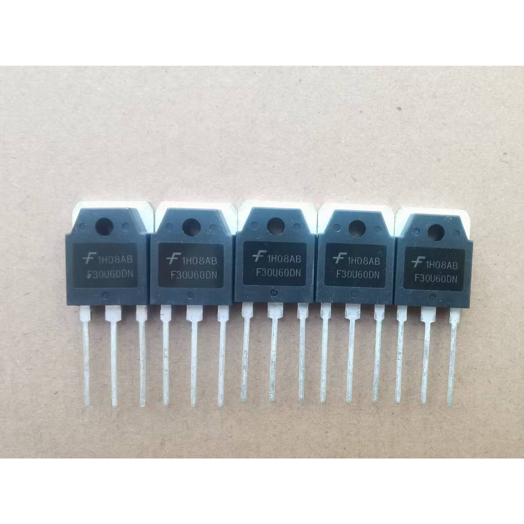 ((5 ชิ้น) F30U60DN ยี่ห้อใหม่ 30A600V TO-3P Quick Recovery Diode