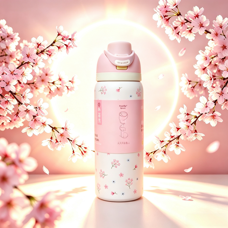 Owala FreeSip 24oz 32oz ขวดฉนวนสแตนเลส – Chug หลอดรั่ว, การเดินทางยิมกีฬาปลอดสาร BPA, ที่วางแก้วที่เป็นมิตร