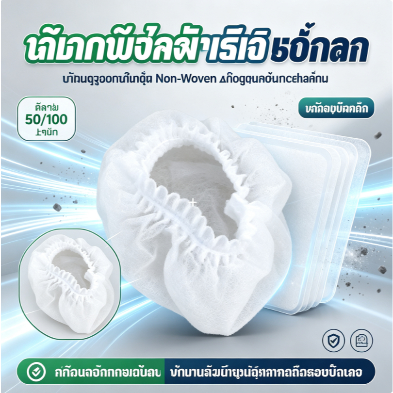 ไส้กรองเครื่องดูดฝุ่นไร้สาย (แพ็ค 50/100 ชิ้น) แผ่นกรองฝุ่นผ้า Non-Woven ป้องกันฝุ่นละเอียด สำหรับเครื่องดูดฝุ่นในรถและบ้าน