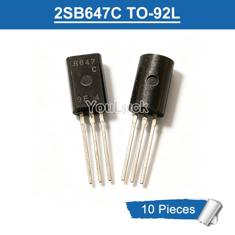 10 ชิ้นเดิม 2SB647C B647 TO-92L PNP ทรานซิสเตอร์ใหม่