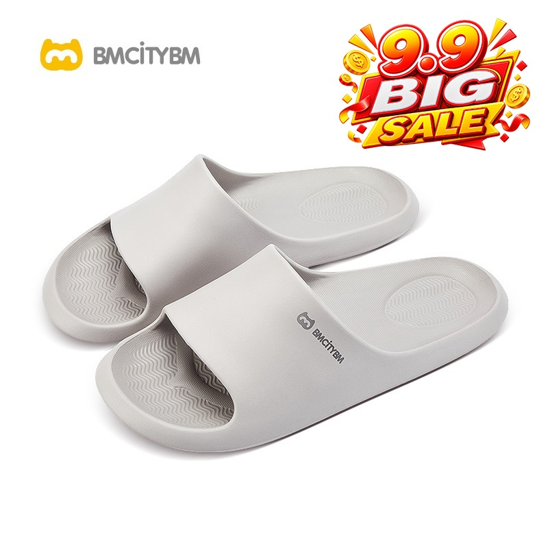 【รุ่นขายดี】BMCITYBM รองเท้าแตะ Eva รองเท้าแตะกันลื่นสำหรับใช้ในบ้าน พื้นรองเท้าแบบนุ่มขนาดพลัส ไม่จำ