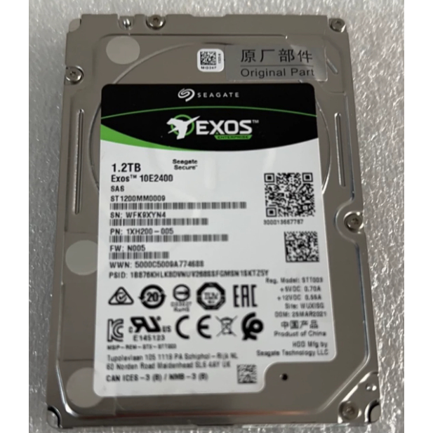 สําหรับ Seagate Galaxy ST1200MM0009 1.2 TB SAS 12G 10K 2.5 นิ้ว 12G 1.2 TB