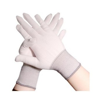 ปลาค็อดถุงมือไนล่อนเคลือบ ปู่ สีขาวเต็มปาล์มเคลือบ 1 คู่ต่อแพ็ค