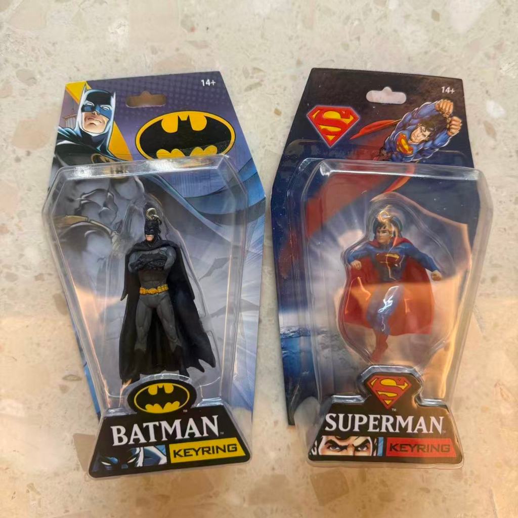 พวงกุญแจฟิกเกอร์ DC Comics ลิขสิทธิ์แท้ ตัวละคร Batman Superman Joker Wonder Woman พวงกุญแจตุ๊กตาการ