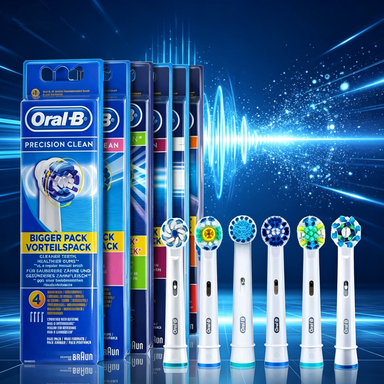 หัวแปรงเปลี่ยนแปรงสีฟัน Oral b (EB17/EB18/EB20/EB25/EB50/EB60) 4 ชุด/กล่อง