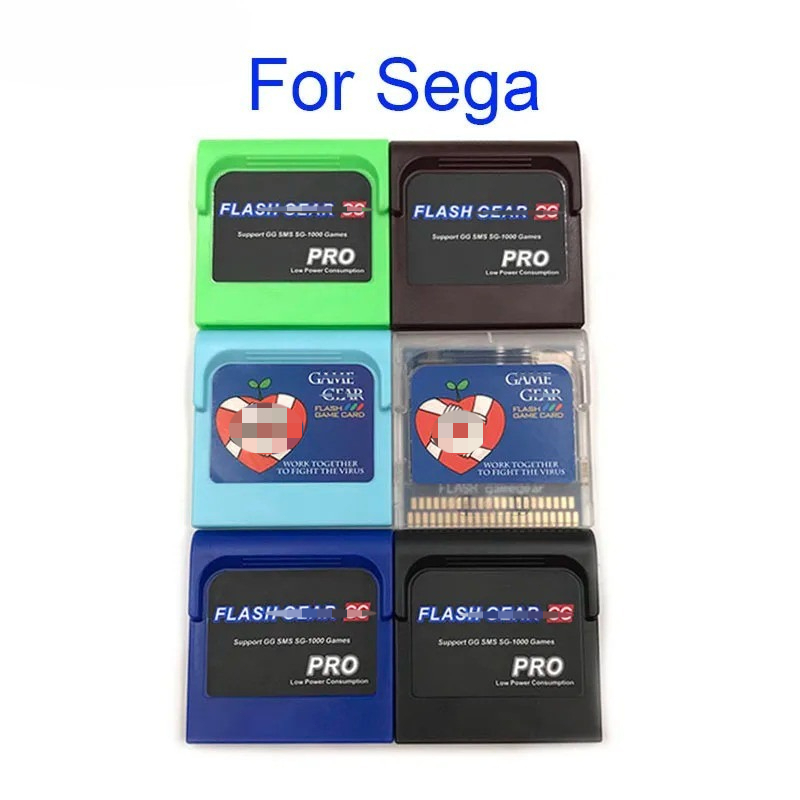 การเปลี่ยนการ์ด Micro TF เข้ากันได้กับคอนโซล Sega Game Gear GG พร้อมตลับหมึกเกมเกียร์แฟลชใหม่รุ่น 4.0