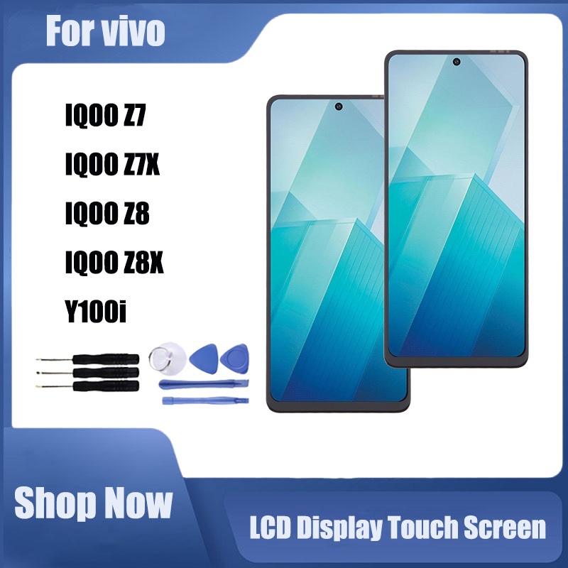 สําหรับ vivo IQOO Z7 Z7X Z8 Z8X Y100i จอแสดงผล LCD Touch Screen Digitizer Assembly Replacement