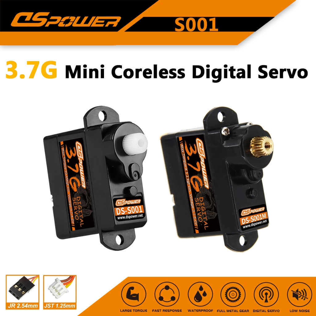 DSpower 3.7G Micro พลาสติก/โลหะเกียร์ Coreless มอเตอร์ Digital Servo สําหรับ RC Mini รถเรือเครื่องบิ