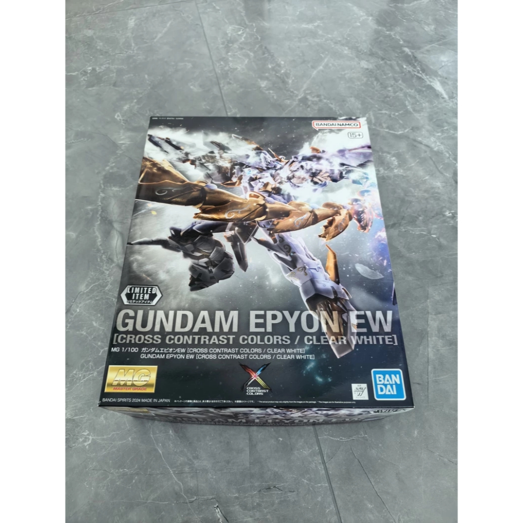 Bandai MG 1/100 Gundam Epyon EW Cross Contrast Color Limited Edition ชุดโมเดลสีขาวใส