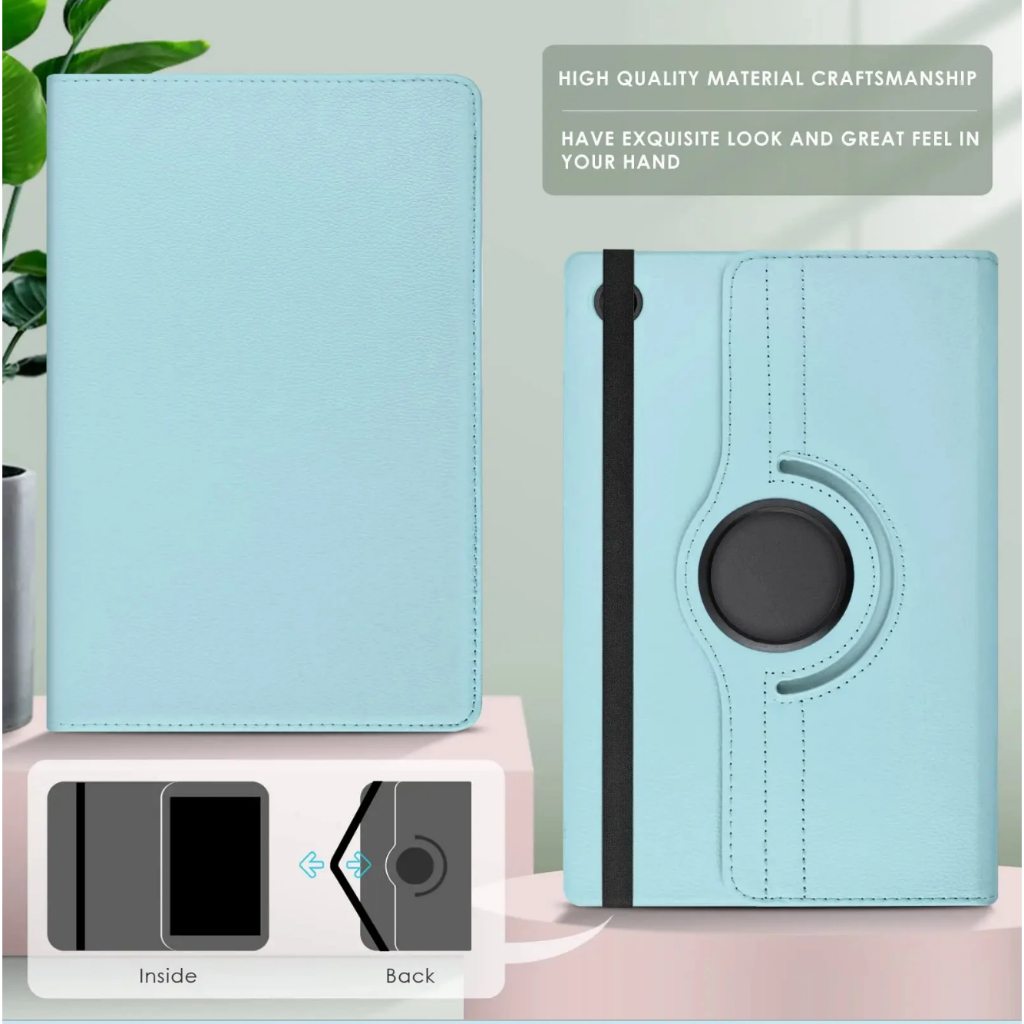 หมุนหนังสําหรับ Huawei Mediapad M5 8.4 นิ้ว SHT-AL09 SHT-W09 กันกระแทกกรณี