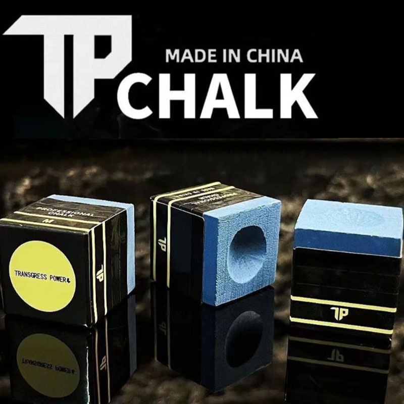 TP Chalk Fine Powder บิลเลียดชอล์ก Pool Cue Chalk สнукерสีน้ำเงิน/เขียว