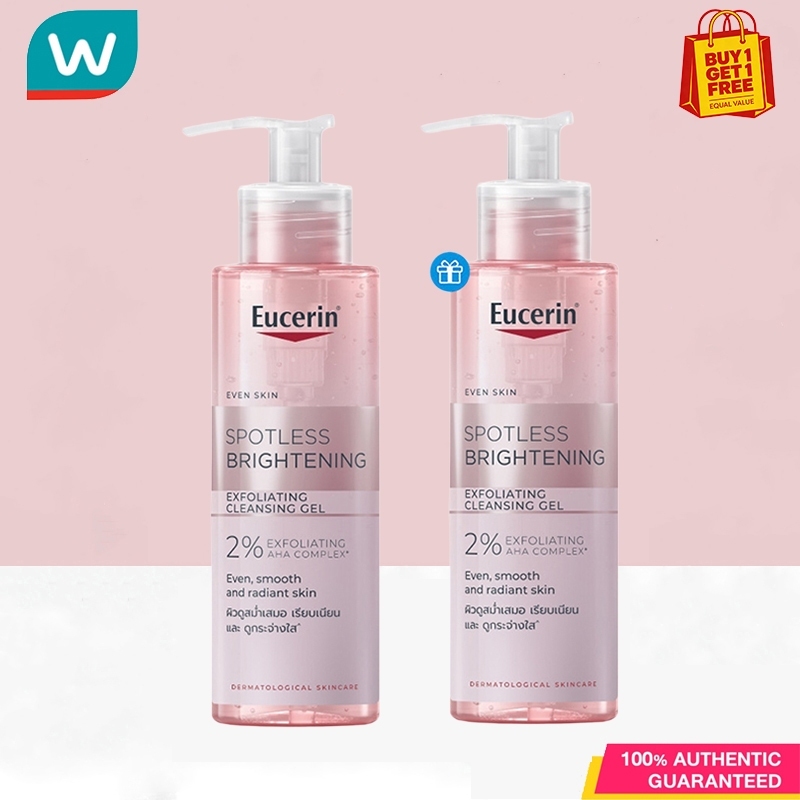 [ ซื้อ 1 แถม 1 ]Eucerin Spotless Brightening Gel Cleanser 400ml X2 | Cleanser | Face Wash | Brightening | Dark Spot | Face Skincare