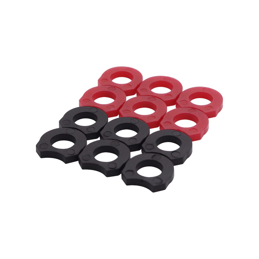 ของแต่งจักรยาน Polymer 6pcs RUubber 1911 .45ACP 9 mm Recooiil Bufffeers Shoocck Reduucce Bufffeers