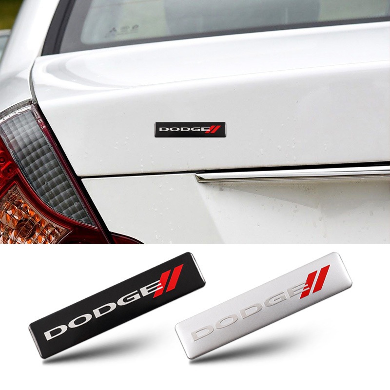 เหมาะสําหรับ DODGE DODGE DODGE DODGE โลโก้รถด้านข้างหน้าต่างด้านข้างโลโก้รถดัดแปลงป้ายตกแต่งด้านหลัง