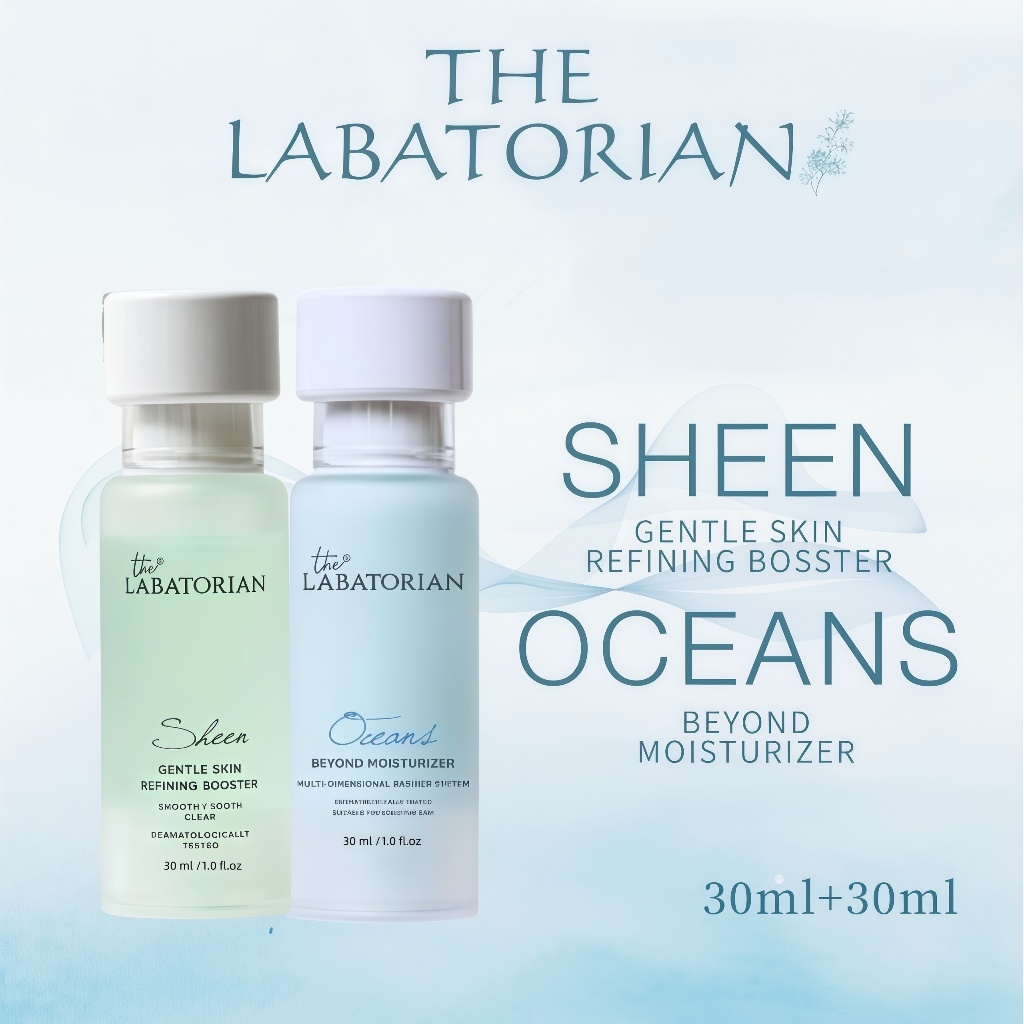 The Labatorian Set (SHEEN & OCEANS) Gently Refines เนื้อสัมผัส ส่งเสริมการขัดผิว ไฮเดรต เพิ่มความกระ