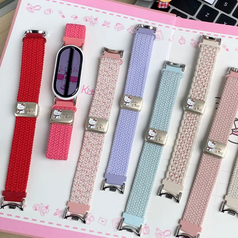 Braid Strap For smart band 10 Pro สาย smart band 9 Pro Strap Soft สาย smart band 8 Pro Strap สาย sma