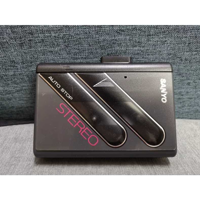 เครื่องเล่นเทปคาสเซ็ต SANYO MGP22 – Stereo, Serviced VintageAudio CassettePlayer SANYO