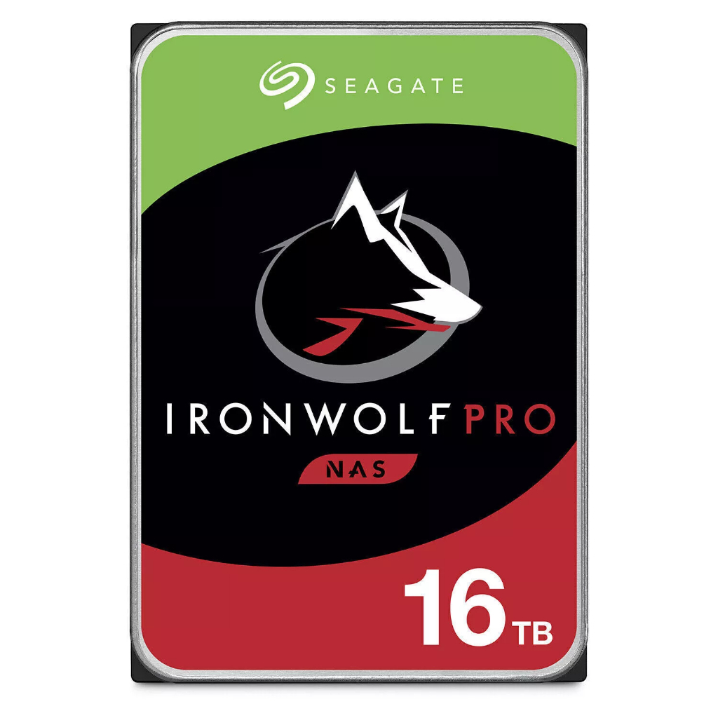 ฮาร์ดไดรฟ์ Seagate IronWolf Pro 16 TB 3.5 SATA ภายใน 7200 RPM (ST16000NE000) 7200RPM