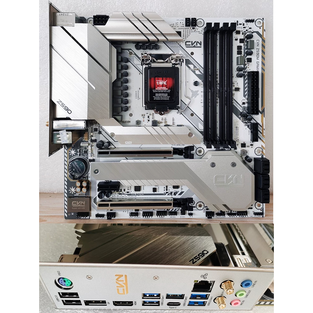สีสัน CVN B560M GAMING FROZEN V20 LGA1200 เมนบอร์ด WIFI Dual M.2 High-End Gaming เมนบอร์ดสําหรับ 10t