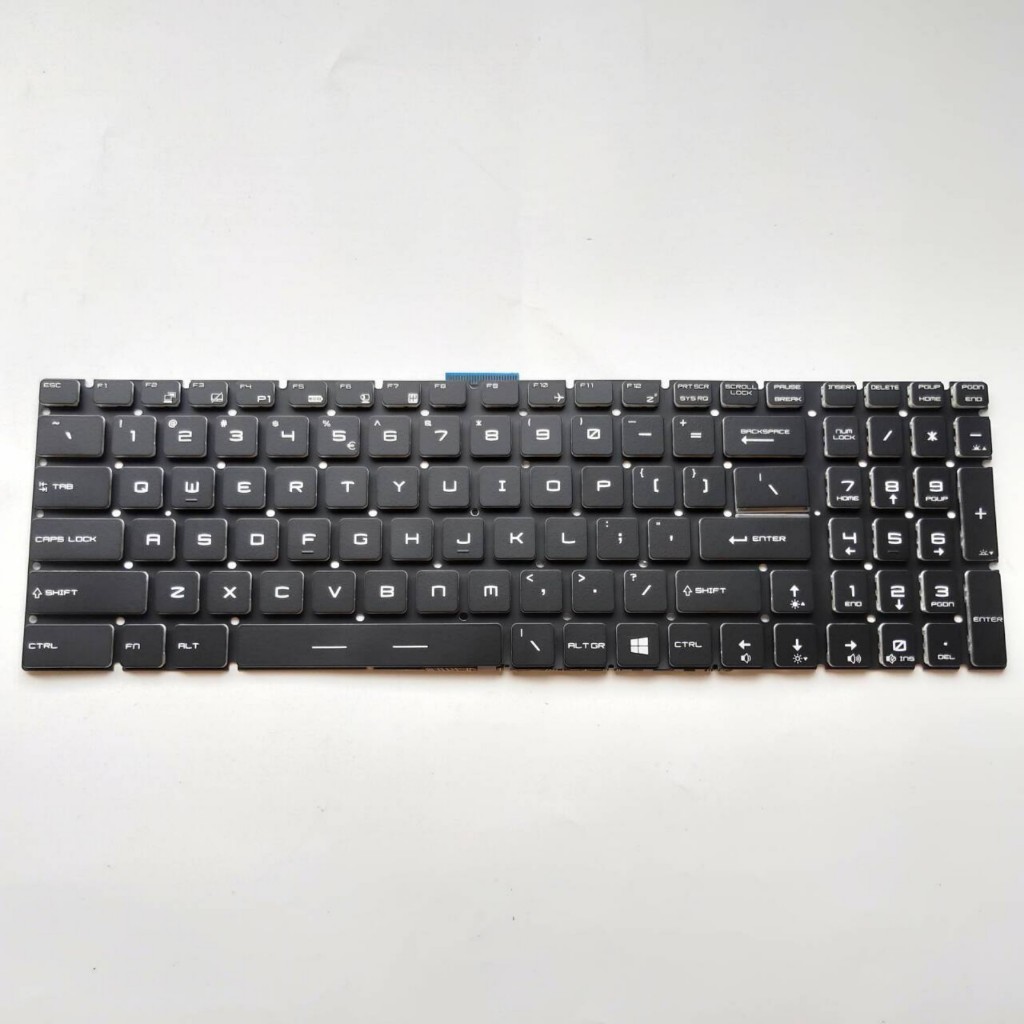 US สําหรับ MSI GL65 GL72M GP62 GP65 GP72 GP75 GV62 GE62 GE72 แป้นพิมพ์แล็ปท็อป