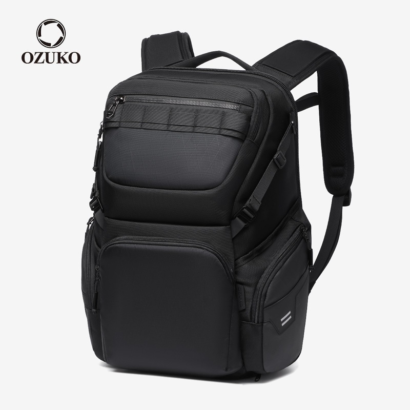 OZUKO โอซูโกะ กระเป๋าเป้สะพายหลังมัลติฟังก์ชั่กันน้ํากลางแจ้งเดินทางธุรกิจกระเป๋าเป้สะพายหลังที่มีช่