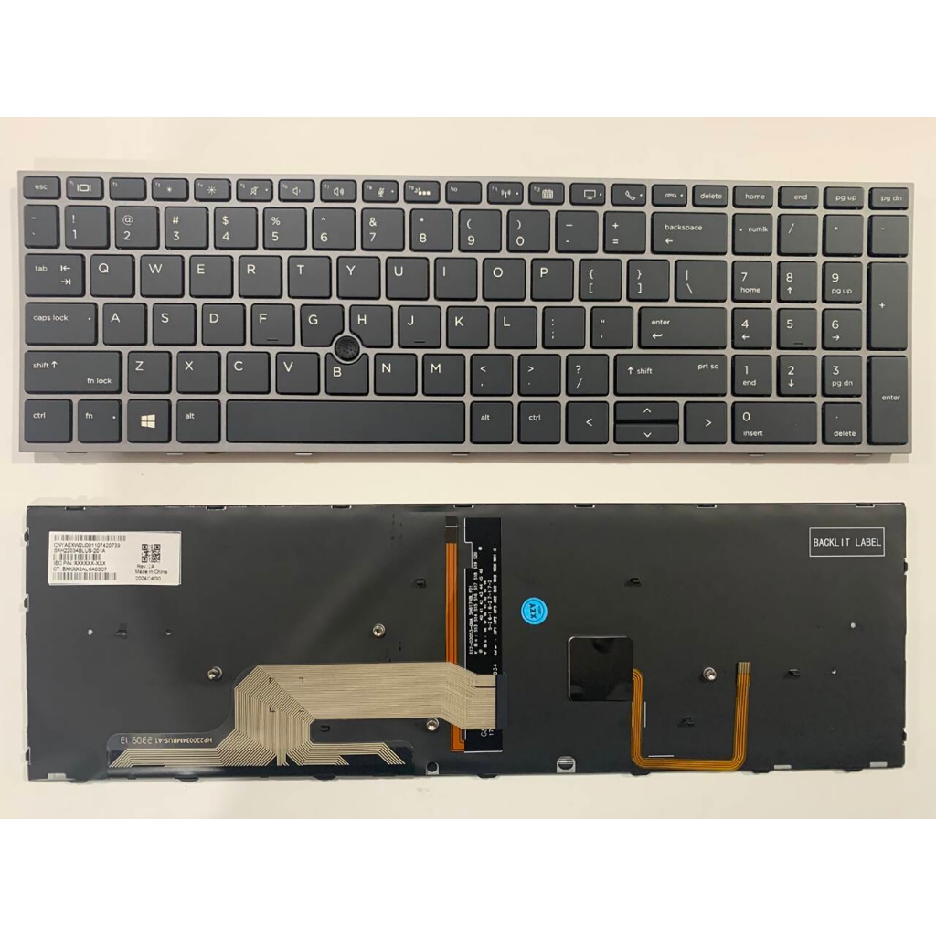 US SP UK FR สําหรับ HP ZBOOK 15 G5 ZBOOK 15 G6/ZBOOK 17 G5 ZBOOK 17 G6 HSN-Q13C แป้นพิมพ์แล็ปท็อป