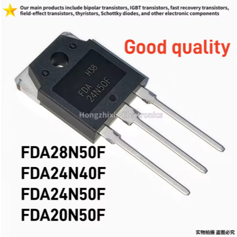 5PCS คุณภาพดี FDA28N50F FDA24N40F FDA24N50F FDA20N50F TO-3P 28N50F 24N40F 24N50F 20N50F MOSFET