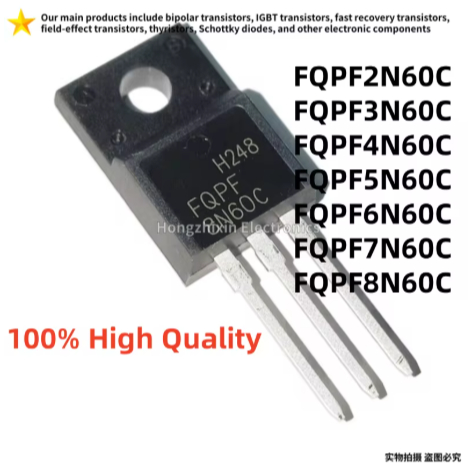 5PCS ใหม่ 2N60 3N60 4N60 8N60 5N60 6N60 7N60 FQPF2N60CPF3N60C FQPF4N60C FQPF5FQPF6C FQFQPF7N60C FQ