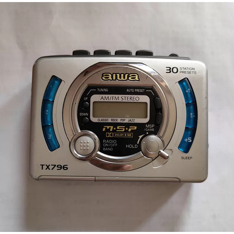 AIWA HS-TX796 เครื่องเล่นเทปคาสเซ็ต – วิทยุ, ตัวแทนจําหน่าย VintageAudio CassettePlayer AIWA