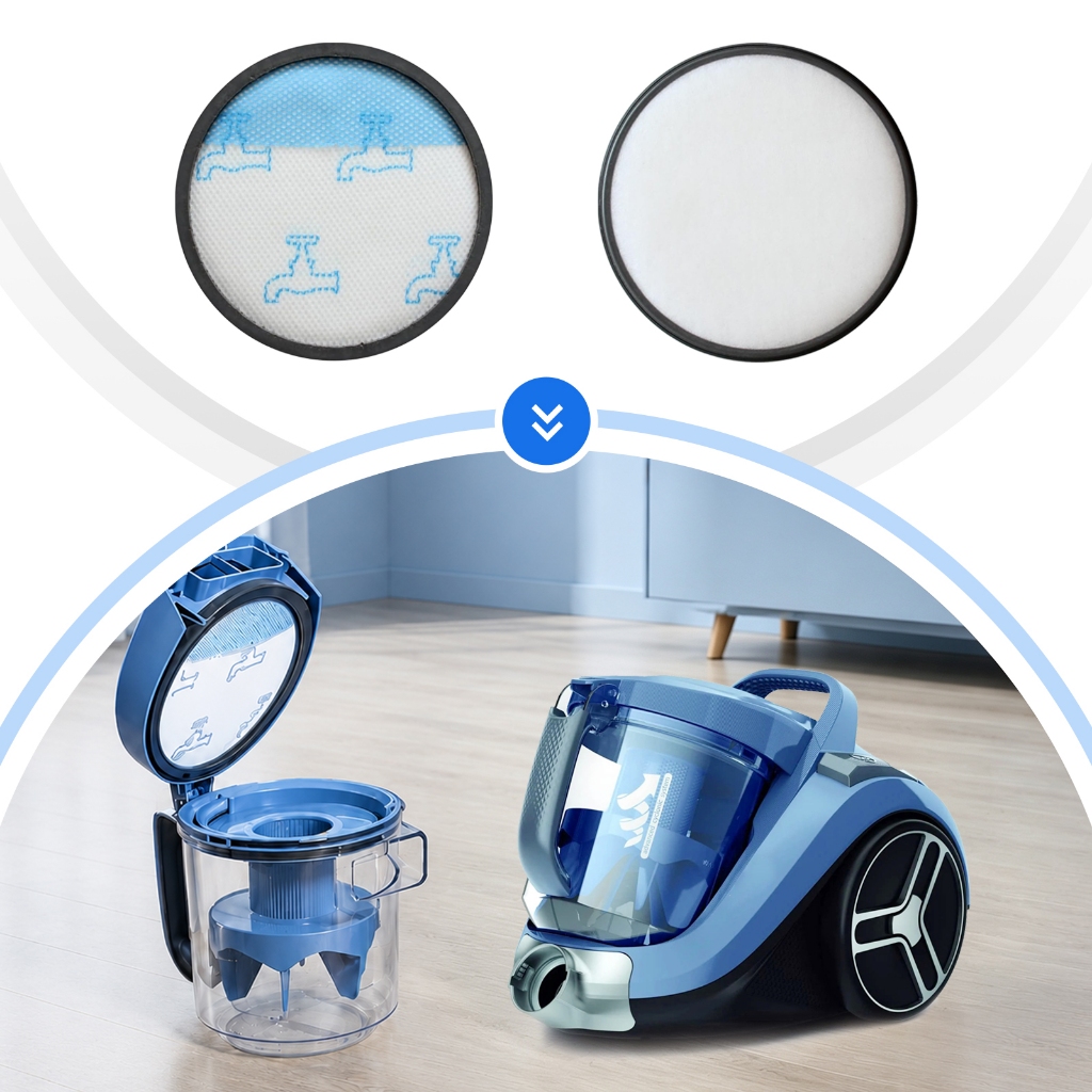 2 ชิ้น Pre Filter สําหรับ Tefal Compact Power XXL Cyclonic Bagless เครื่องดูดฝุ่น TW4B71,TW4B75EA