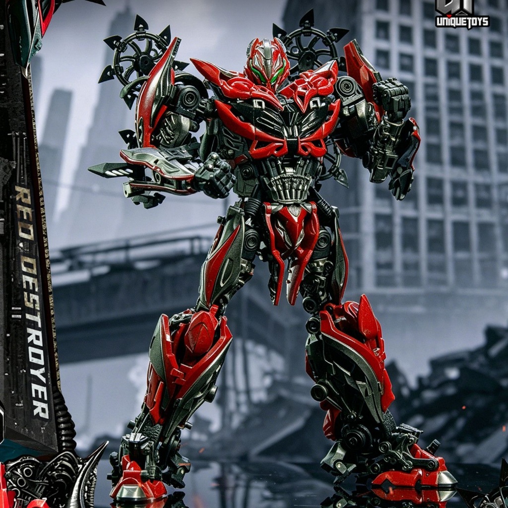 UniqueToys R09-02 Poison Stinger Red Destroyer Movie 4 Series Autobot Deformation Toy Model
