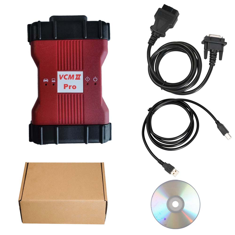 VCM II Pro สําหรับ Ford/Mazda VCM 2 Pro 2 in 1 Ford VCM II V130 + V2.7.1 Ford UCDS Pro + เครื่องมือว