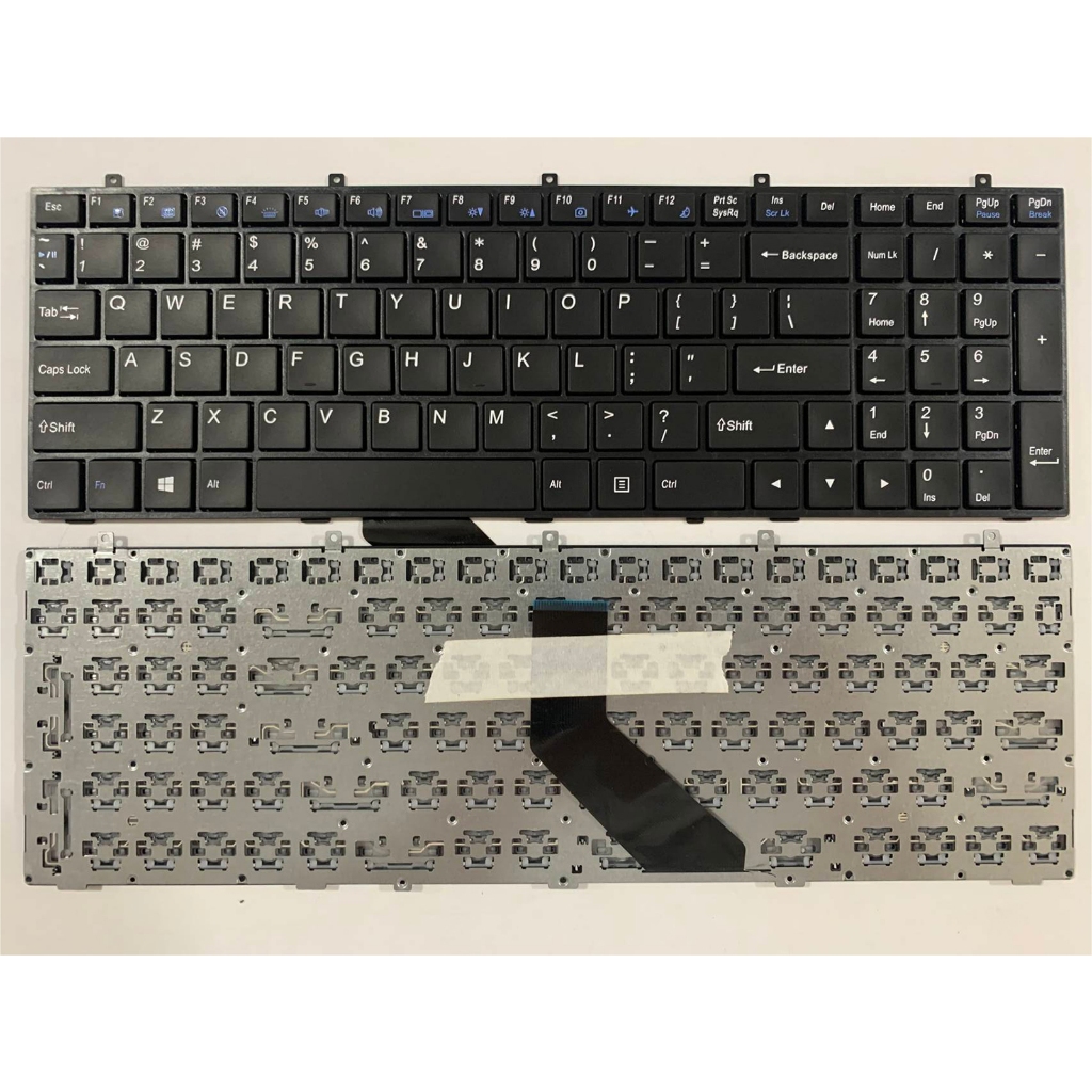 US เค้าโครงสําหรับ Gigabyte P55 P55W P55K V4 V5 V6 V7 P55W V6-PC3D แป้นพิมพ์แล็ปท็อป