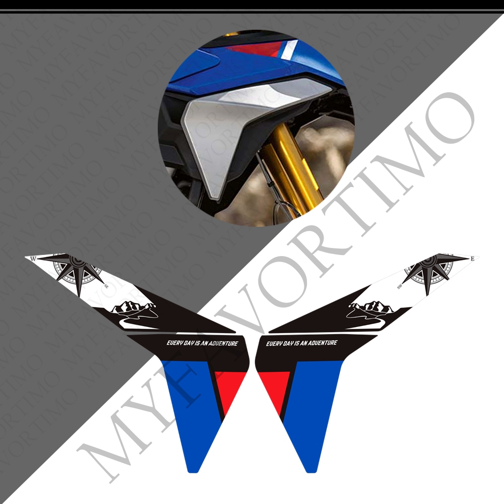 สําหรับ F450GS F450 F 450 GS ผจญภัยถัง Pad Fender ด้านหน้า Fairing สติกเกอร์ Decals อุปกรณ์ป้องกัน 2