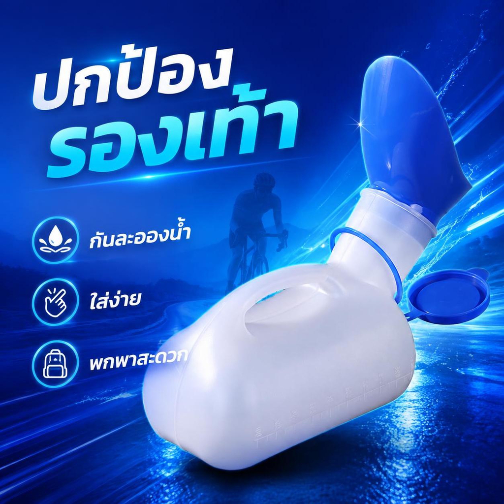 ETERNITY 1000ML Unisex โถปัสสาวะห้องน้ํามือถือ Pee Storage เครื่องมือขนาดใหญ่ความจุ Journey โถปัสสาวะ Pee ขวด Thien รถ Travel ขวดปัสสาวะ