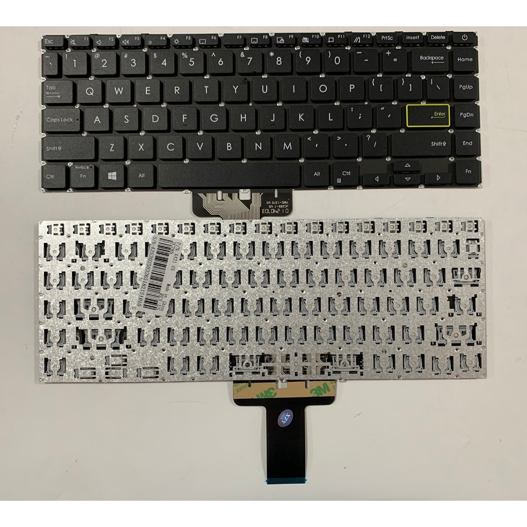 รูปแบบสหรัฐสําหรับ ASUS VIvoBook S14/S15 X421 X413FL X413E X413J X413JA S433E S433F แป้นพิมพ์แล็ปท็อ