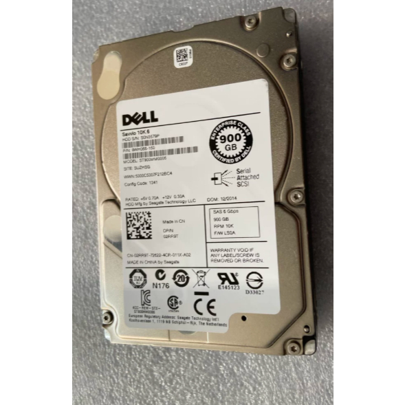 สําหรับ DELL 2RR9T 02RR9T ST900MM0006 900G 10K.6 2.5 SAS ฮาร์ดไดรฟ์