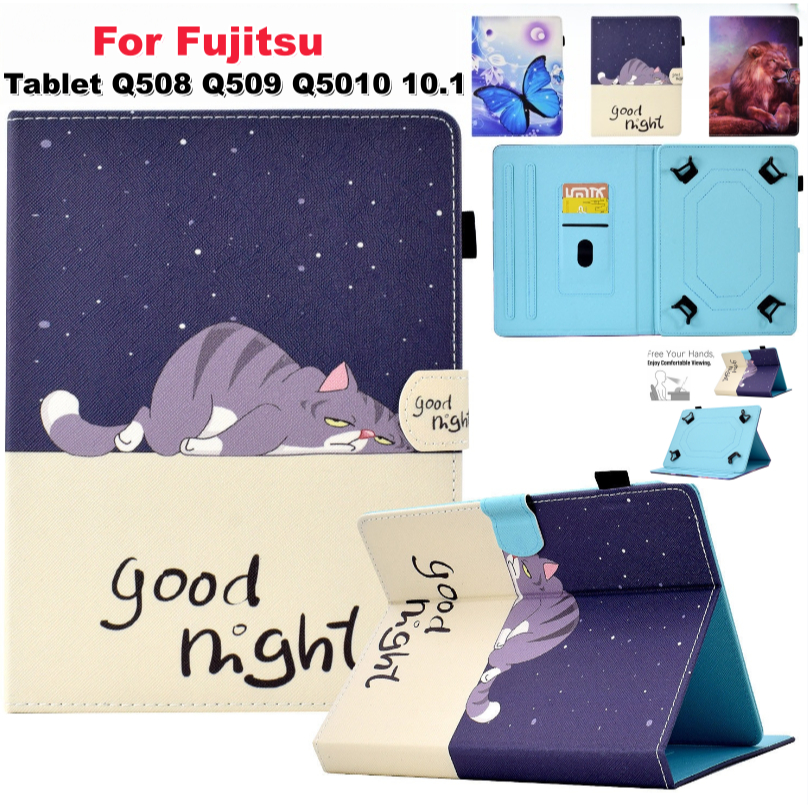 สําหรับ Fujitsu แท็บเล็ต Q508 Q509 Q5010 10.1 (10.1 นิ้ว) ใหม่แท็บเล็ตน่ารักการ์ตูนพิมพ์ฝาครอบ