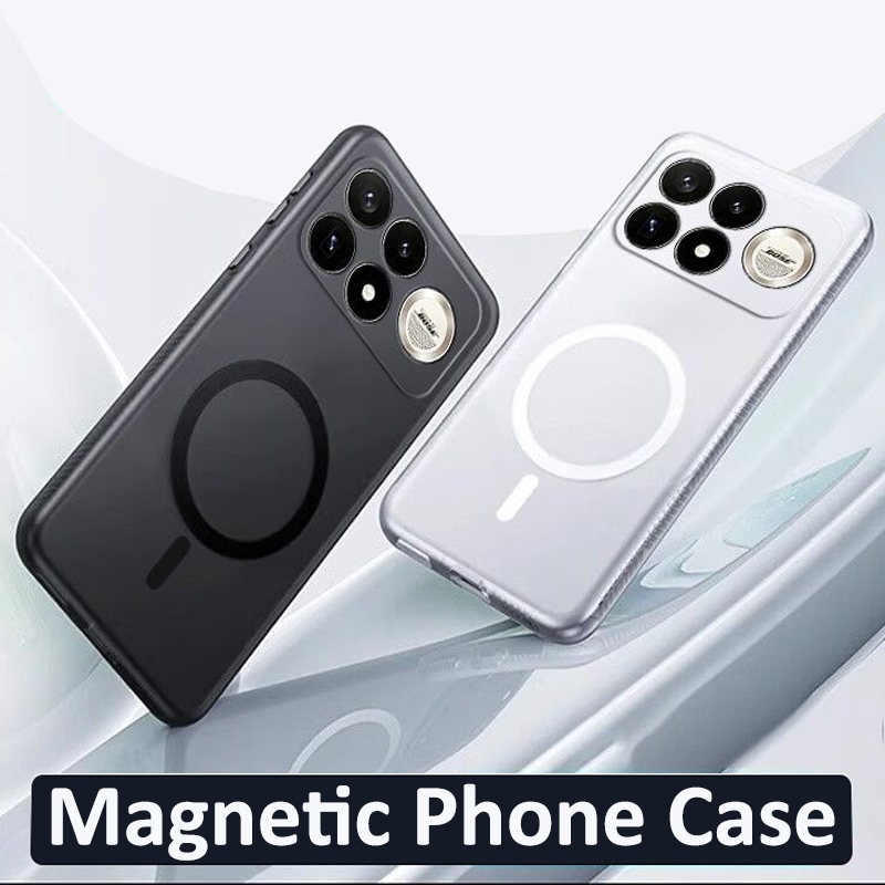 สําหรับRedmi K100 Pro Maxโปร่งใสสีเทาแม่เหล็กสําหรับRedmi K100ProสําหรับRedmiK100 Pro Max Shell