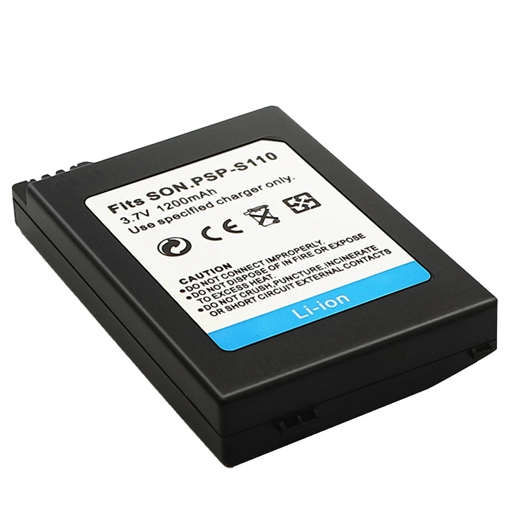 1200MaH PSP-S110 PSP 2000 แบตเตอรี่สําหรับ Sony PSP2000 PSP3000 PSP Lite, PSP Silm PlayStation แบบพก