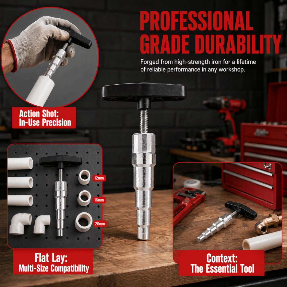 RINABONSINY อลูมิเนียมท่อพลาสติก Rounder, Operation in แคบ Space Manual Tube Expanders, คุณภาพสูง T Shape Handle 16-32 มม.โลหะขยายเครื่องมือสําหรับ PVC PPR