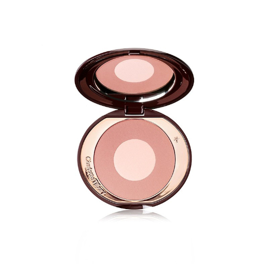 CHARLOTTE TILBURY Cheek To Chic Swish & Pop Blusher Pillow Talk 8g 0.28oz Two-Tone Blush Natural Glo