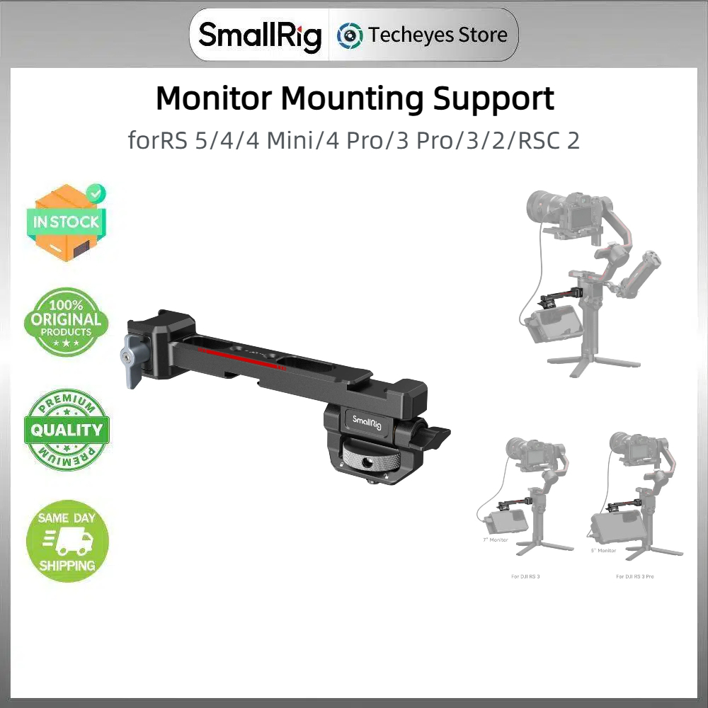 SmallRig Monitor Mount สําหรับ DJI RS 2 / RSC 2 / RS 3 / RS 3 Pro / RS 3 Mini / RS 4 / RS 4 Pro / RS