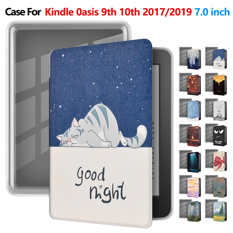 สําหรับ Kindle 0asis 9th 10th Gen 0asis2 0as3 CN24W1 SBIN40 7.0 E-book ฝาครอบอะคริลิคพร้อม Sleep/Wak