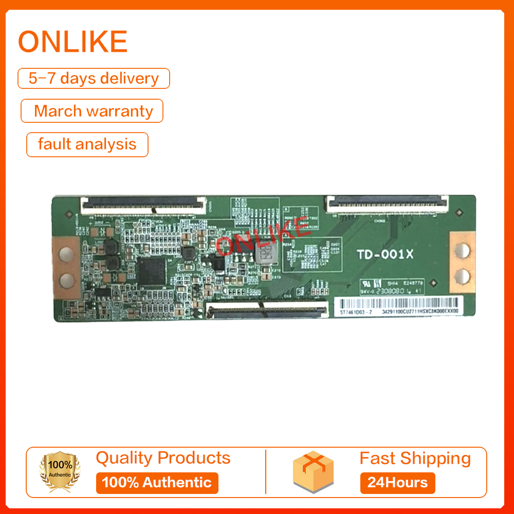บอร์ดตรรกะ L65MA-XT ใหม่ 90%, บาร์โค้ดสีขาว TD-001X, ST7461D03-2 ขาย 4