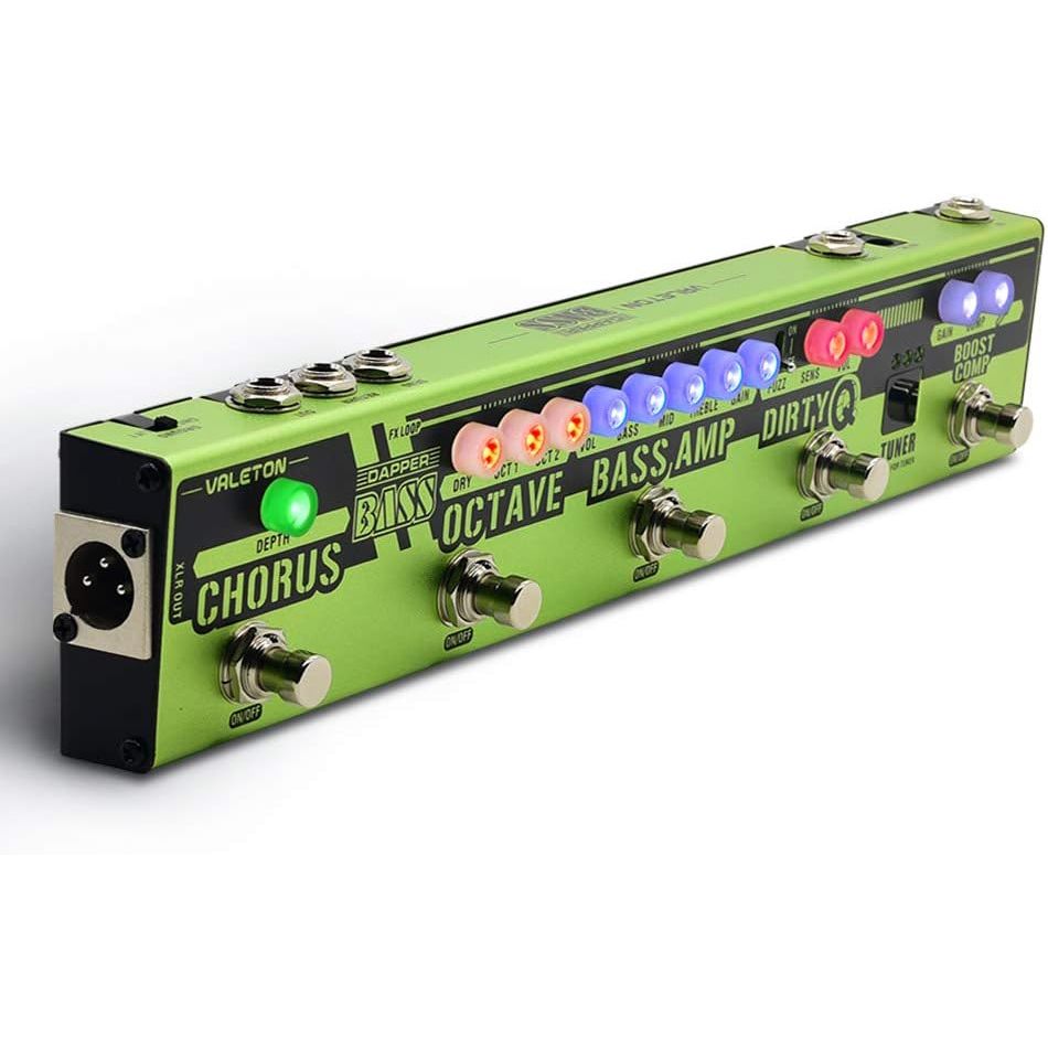 VALETON Dapper Bass DI Preamp Stage Session Gigging Gear Multi-Effects Pedal